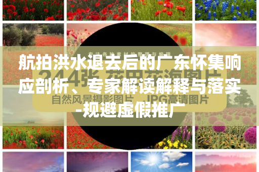 航拍洪水退去后的廣東懷集響應(yīng)剖析、專(zhuān)家解讀解釋與落實(shí)-規(guī)避虛假推廣