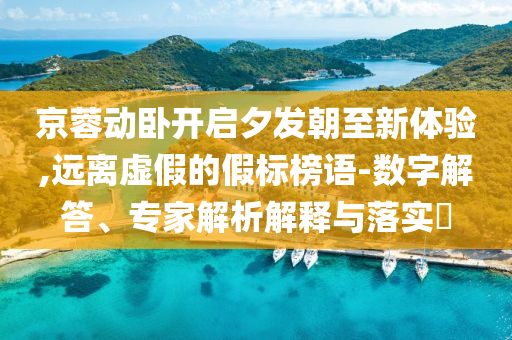 京蓉動臥開啟夕發(fā)朝至新體驗,遠離虛假的假標榜語-數(shù)字解答、專家解析解釋與落實?