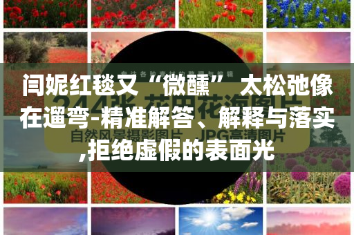 閆妮紅毯又“微醺” 太松弛像在遛彎-精準解答、解釋與落實,拒絕虛假的表面光
