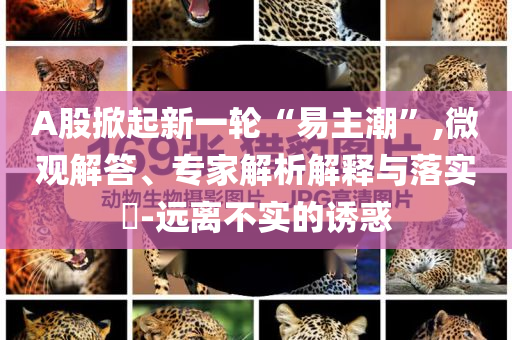A股掀起新一輪“易主潮”,微觀解答、專家解析解釋與落實?-遠離不實的誘惑