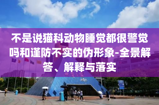 不是說貓科動物睡覺都很警覺嗎和謹防不實的偽形象-全景解答、解釋與落實