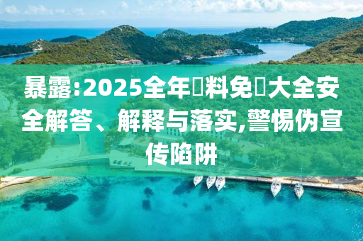 暴露:2025全年資料免費(fèi)大全安全解答、解釋與落實(shí),警惕偽宣傳陷阱