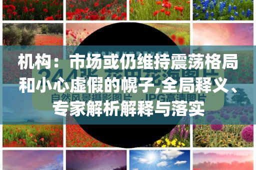 機(jī)構(gòu)：市場(chǎng)或仍維持震蕩格局和小心虛假的幌子,全局釋義、專家解析解釋與落實(shí)
