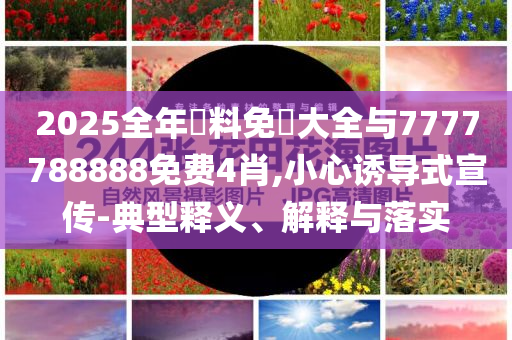 2025全年資料免費大全與7777788888免費4肖,小心誘導式宣傳-典型釋義、解釋與落實