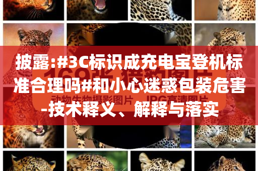 披露:#3C標識成充電寶登機標準合理嗎#和小心迷惑包裝危害-技術(shù)釋義、解釋與落實