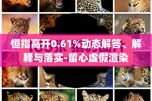 恒指高開0.61%動態(tài)解答、解釋與落實-留心虛假渲染