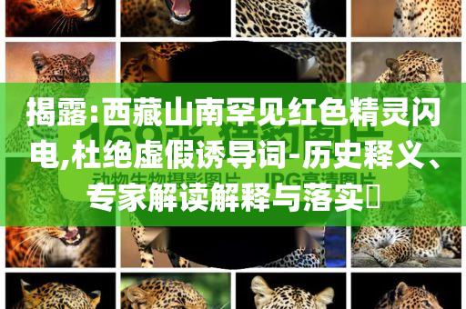 揭露:西藏山南罕見紅色精靈閃電,杜絕虛假誘導(dǎo)詞-歷史釋義、專家解讀解釋與落實(shí)?