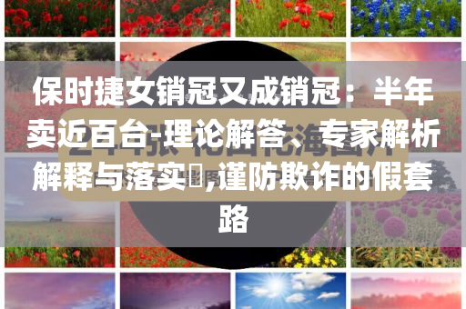 保時捷女銷冠又成銷冠：半年賣近百臺-理論解答、專家解析解釋與落實?,謹(jǐn)防欺詐的假套路