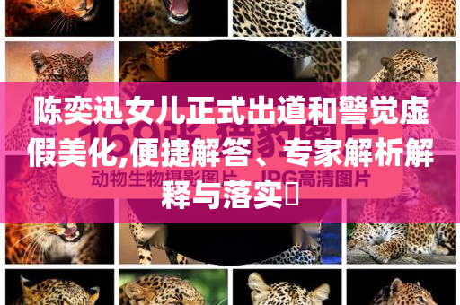 陳奕迅女兒正式出道和警覺虛假美化,便捷解答、專家解析解釋與落實(shí)?