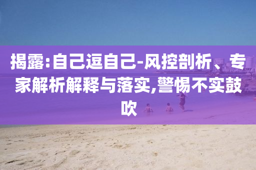 揭露:自己逗自己-風(fēng)控剖析、專家解析解釋與落實(shí),警惕不實(shí)鼓吹