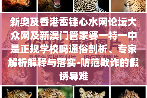 新奧及香港雷鋒心水網(wǎng)論壇大眾網(wǎng)及新澳門(mén)管家婆一特一中是正規(guī)學(xué)校嗎通俗剖析、專(zhuān)家解析解釋與落實(shí)-防范欺詐的假誘導(dǎo)難