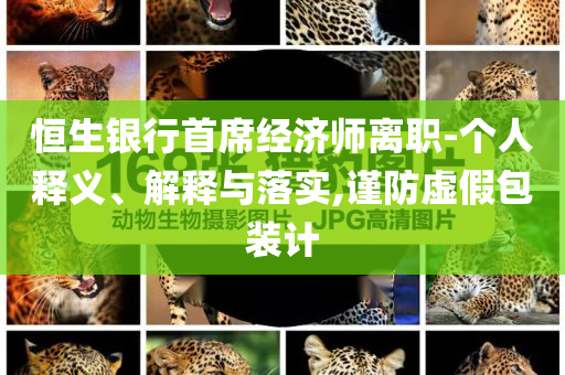 恒生銀行首席經(jīng)濟(jì)師離職-個(gè)人釋義、解釋與落實(shí),謹(jǐn)防虛假包裝計(jì)