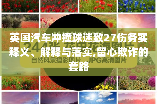 英國汽車沖撞球迷致27傷務(wù)實釋義、解釋與落實,留心欺詐的套路