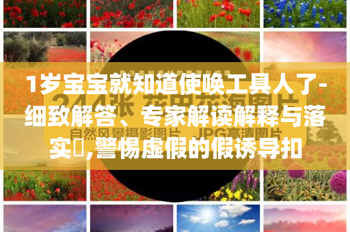 1歲寶寶就知道使喚工具人了-細(xì)致解答、專家解讀解釋與落實(shí)?,警惕虛假的假誘導(dǎo)扣