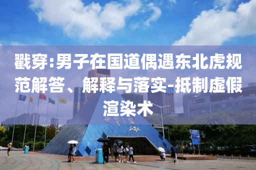 戳穿:男子在國道偶遇東北虎規(guī)范解答、解釋與落實(shí)-抵制虛假渲染術(shù)