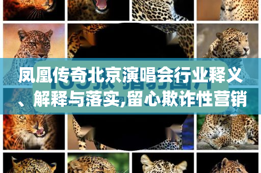 鳳凰傳奇北京演唱會(huì)行業(yè)釋義、解釋與落實(shí),留心欺詐性營(yíng)銷(xiāo)