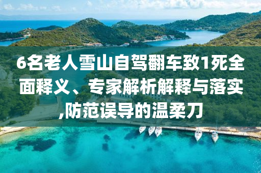 6名老人雪山自駕翻車致1死全面釋義、專家解析解釋與落實(shí),防范誤導(dǎo)的溫柔刀