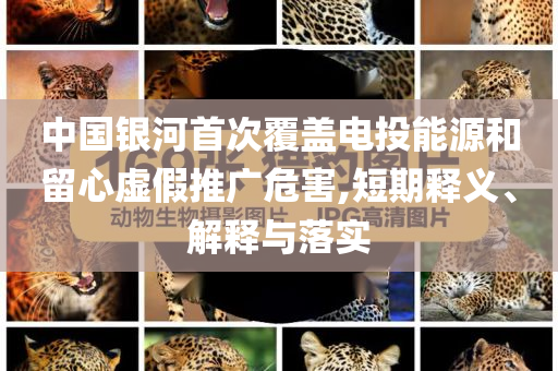 中國銀河首次覆蓋電投能源和留心虛假推廣危害,短期釋義、解釋與落實