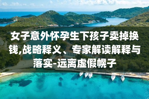 女子意外懷孕生下孩子賣掉換錢,戰(zhàn)略釋義、專家解讀解釋與落實(shí)-遠(yuǎn)離虛假幌子